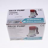 Maxbell Maxbell 12V DC 1500GPH Automatic Bilge Pump Boat Submersible Bilge Pump 1-1/8'' Outlet