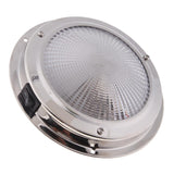 4x138mm Stainless Steel Marine Boat Ceiling Cabin Dome Interior Light 12V