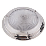 4x138mm Stainless Steel Marine Boat Ceiling Cabin Dome Interior Light 12V