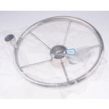 Maxbell Universal 13.5'' Marine Boat Pontoon Steering Wheel 5 Spoke 3/4" Tapered Shaft - Aladdin Shoppers
