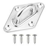 Maxbell Stainless Steel Eye Plate, Pad Eye, Fixing Plate , Staple Hook Loop, 79mm - Aladdin Shoppers
