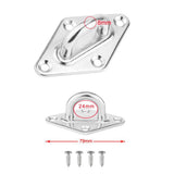 Maxbell Stainless Steel Eye Plate, Pad Eye, Fixing Plate , Staple Hook Loop, 79mm - Aladdin Shoppers