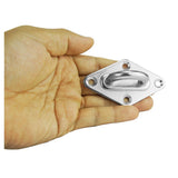 Maxbell Stainless Steel Eye Plate, Pad Eye, Fixing Plate , Staple Hook Loop, 79mm - Aladdin Shoppers