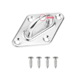 Maxbell Stainless Steel Eye Plate, Pad Eye, Fixing Plate , Staple Hook Loop, 79mm - Aladdin Shoppers