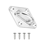 Maxbell Stainless Steel Eye Plate, Pad Eye, Fixing Plate , Staple Hook Loop, 79mm - Aladdin Shoppers