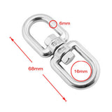 Maxbell Boat Marine Clip 68mm Stainless Steel Swivel Double Eye Hook - Aladdin Shoppers