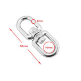 Maxbell Boat Marine Clip 68mm Stainless Steel Swivel Double Eye Hook - Aladdin Shoppers