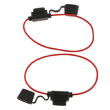 Maxbell 10x Inline 14AWG Blade ATM Medium Fuse Holder & 20x Fuses Set for Boat Car Marine - Aladdin Shoppers