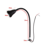 Maxbell 3W Wall Mounted Reading Light Flexible Gooseneck LED Sconce Lamp Black - Aladdin Shoppers