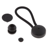 3pcs Ball Bungee Bungie Cord Heavy Duty Boat Canopy Tarp Tie Downs Kit Black