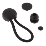 3pcs Ball Bungee Bungie Cord Heavy Duty Boat Canopy Tarp Tie Downs Kit Black