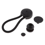 3pcs Ball Bungee Bungie Cord Heavy Duty Boat Canopy Tarp Tie Downs Kit Black