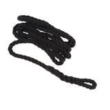 Maxbell Black Double Braid 3/8 INCH X 6.5 FT Boat BUMPER FENDER LINES Marine Docking Rope - Aladdin Shoppers