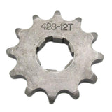 Maxbell 12T 428 Chain/Pitch Front Sprocket Cog Pit/Trail/Dirt bike ATV Quad 20mm - Aladdin Shoppers