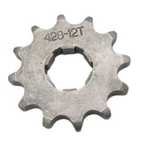 Maxbell 12T 428 Chain/Pitch Front Sprocket Cog Pit/Trail/Dirt bike ATV Quad 20mm - Aladdin Shoppers