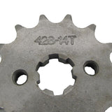 Maxbell 14T 428 Chain/Pitch Front Sprocket Cog Pit/Trail/Dirt bike ATV Quad 17mm - Aladdin Shoppers