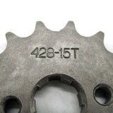 Maxbell 15T 428 Chain/Pitch Front Sprocket Cog Pit/Trail/Dirt bike ATV Quad 17mm - Aladdin Shoppers