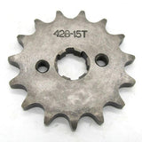 Maxbell 15T 428 Chain/Pitch Front Sprocket Cog Pit/Trail/Dirt bike ATV Quad 17mm - Aladdin Shoppers