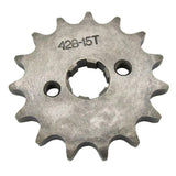 Maxbell 15T 428 Chain/Pitch Front Sprocket Cog Pit/Trail/Dirt bike ATV Quad 17mm - Aladdin Shoppers