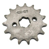 Maxbell 15T 428 Chain/Pitch Front Sprocket Cog Pit/Trail/Dirt bike ATV Quad 17mm - Aladdin Shoppers