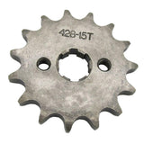Maxbell 15T 428 Chain/Pitch Front Sprocket Cog Pit/Trail/Dirt bike ATV Quad 17mm - Aladdin Shoppers