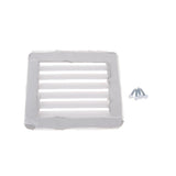 Maxbell White Rectangular Boat Vent Louver Small for Marine Boat RV Motorhome - Aladdin Shoppers