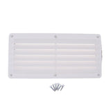 Maxbell White Rectangular Boat Vent Louver for Marine Boat RV Motorhome - Aladdin Shoppers