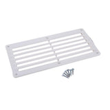 Maxbell White Rectangular Boat Vent Louver for Marine Boat RV Motorhome - Aladdin Shoppers