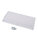 Maxbell White Rectangular Boat Vent Louver for Marine Boat RV Motorhome - Aladdin Shoppers