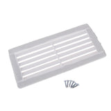 Maxbell White Rectangular Boat Vent Louver for Marine Boat RV Motorhome - Aladdin Shoppers