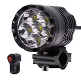 Maxbell Maxbell LED Motorcycle Headlight Fog Spot Light DC 12-85V 30W with Rocker Switch