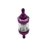 Maxbell Maxbell CNC Universal Scooter Dirt Pit Bike Go Kart 8mm 5/16'' Gas Fuel Filter Purple