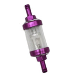Maxbell Maxbell CNC Universal Scooter Dirt Pit Bike Go Kart 8mm 5/16'' Gas Fuel Filter Purple