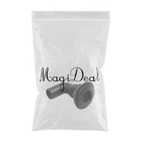 Maxbell Maxbell 1'' Black Polypropylene Thru Hull Fitting Hose 90 Degree For Marine Boat