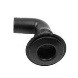 Maxbell Maxbell 1'' Black Polypropylene Thru Hull Fitting Hose 90 Degree For Marine Boat