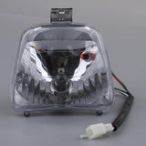 12V 35W Beam Headlight DRL Clear Head Lamp for 50 70 90 110cc Scooter ATV - Aladdin Shoppers