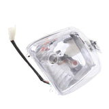 12V 35W Beam Headlight DRL Clear Head Lamp for 50 70 90 110cc Scooter ATV - Aladdin Shoppers