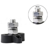Maxbell Red & Black Junction Block Power Post Set Insulated Terminal Stud 8mm Ring for Marine Boat Yachts Car Truck RV - Aladdin Shoppers
