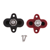 Maxbell Red & Black Junction Block Power Post Set Insulated Terminal Stud 8mm Ring for Marine Boat Yachts Car Truck RV - Aladdin Shoppers
