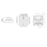 Maxbell Marine Boat Yacht Battery Electrical Selector Switch ( Both 1 2 OFF ) - Aladdin Shoppers