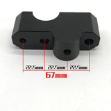 Maxbell Black Motorcycle Handlebar Clamp Riser For BMW R1200GS LC 2013 2014 2015 2016 2017 - Aladdin Shoppers