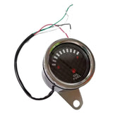 Maxbell Chrome 12V Universal Motorcycle Round LED Digital Oil Fuel Level Gauge 65 Mm - Aladdin Shoppers