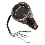 Maxbell Chrome 12V Universal Motorcycle Round LED Digital Oil Fuel Level Gauge 65 Mm - Aladdin Shoppers
