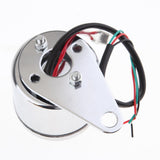 Maxbell Chrome 12V Universal Motorcycle Round LED Digital Oil Fuel Level Gauge 65 Mm - Aladdin Shoppers