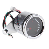Maxbell Chrome 12V Universal Motorcycle Round LED Digital Oil Fuel Level Gauge 65 Mm - Aladdin Shoppers
