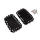Maxbell 2pcs Brake Master Cylinder Cover For Harley Touring Road King Electra Glide - Aladdin Shoppers