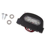 Motorcycle License Plate Lamp Turn Signal Light for Daytime Running Light Suitable for Most Vehicles, Black 12V - Aladdin Shoppers