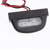 Motorcycle License Plate Lamp Turn Signal Light for Daytime Running Light Suitable for Most Vehicles, Black 12V - Aladdin Shoppers