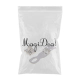Maxbell Padlock Hasp Latch Hasp Lock Door Clasp for Fastening Doors Cabinets Boxes - Aladdin Shoppers