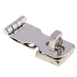 Maxbell Padlock Hasp Latch Hasp Lock Door Clasp for Fastening Doors Cabinets Boxes - Aladdin Shoppers